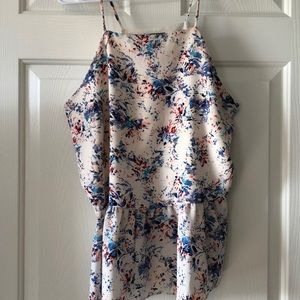 Floral tank top